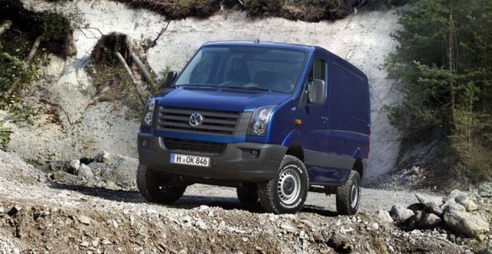 4x4 på VW Crafter likevel