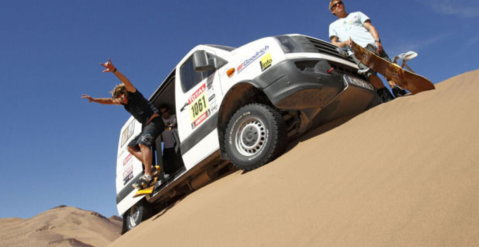 Surfe-duder i Crafter 4x4