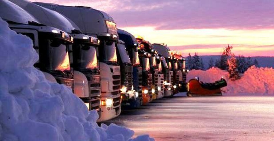 Fargesterk vinterfest med Scania