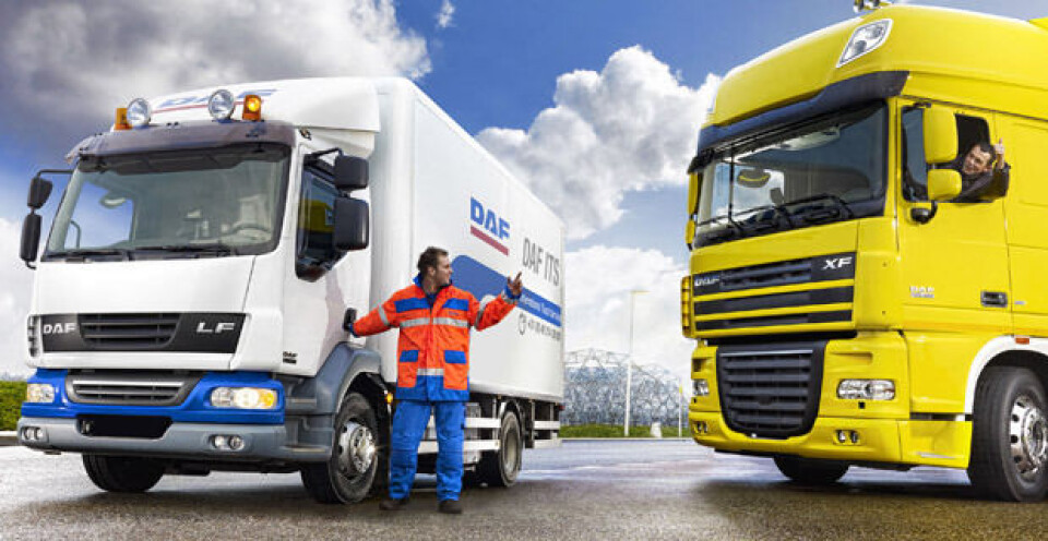 Dropper service, får trøbbel underveis
