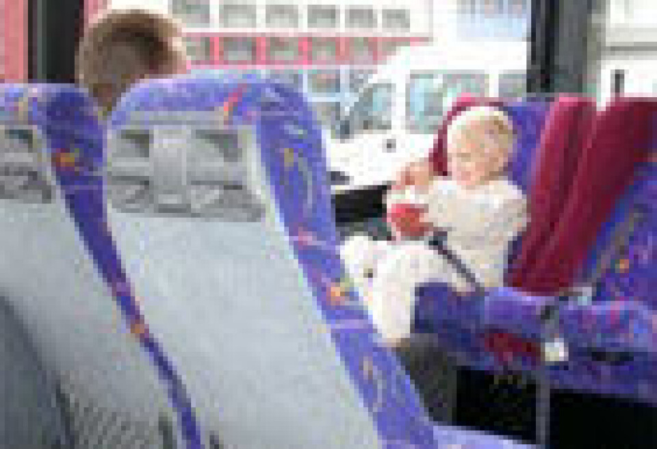 Norsk oppfinnelse: Barnesete for buss