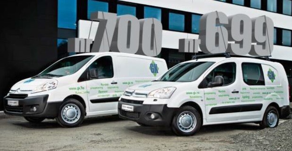Flåte med 700 Citroen