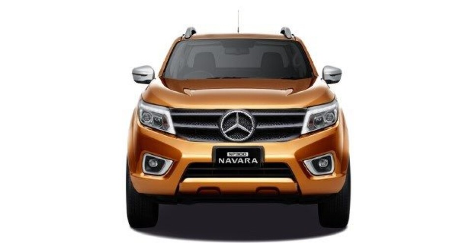 Mercedes-pickup halvt Nissan