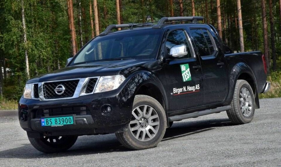 Nissan Navara slik den selges i Norge begynner å trekke på årene. (Foto: Øivind Skar)