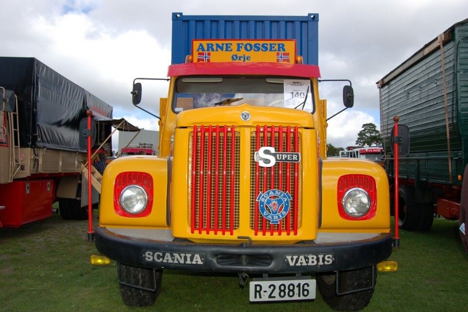 Nostalgitreff i Halden 2015Scania Vabis 76, 1967. Arne Fosser, ÖrjeFoto: Knut Skallerud