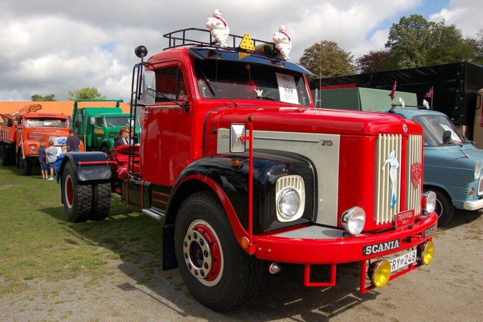 Nostalgitreff i Halden 2015Scania Vabis L75 1961. Johans Dahlstedt, Tjällno, SverigeFoto: Knut Skallerud