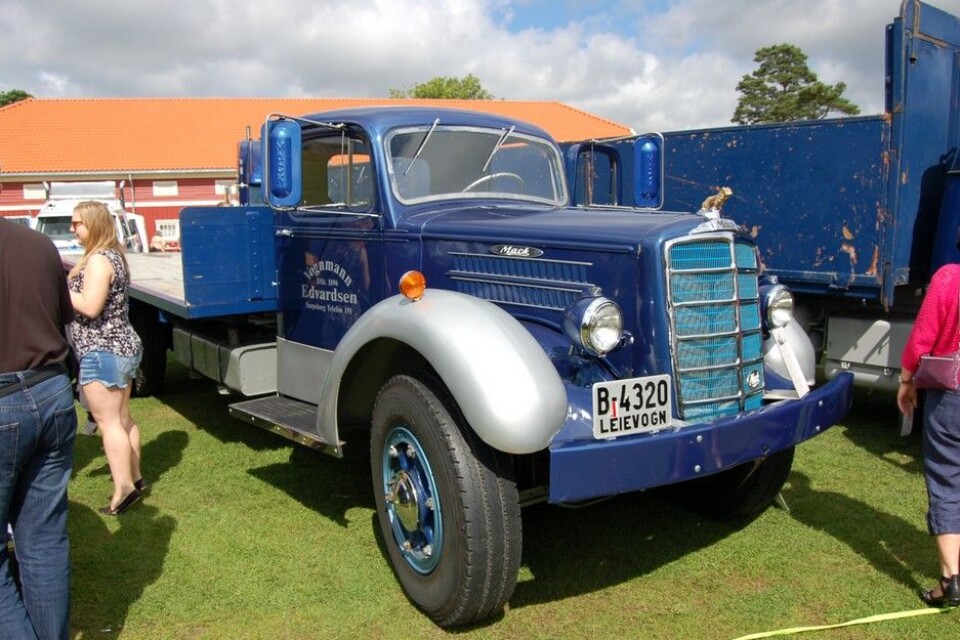 Nostalgitreff i Halden 2015Mack 1947. Carl Nicolay Edvardsen, SarpsborgFoto: Knut Skallerud