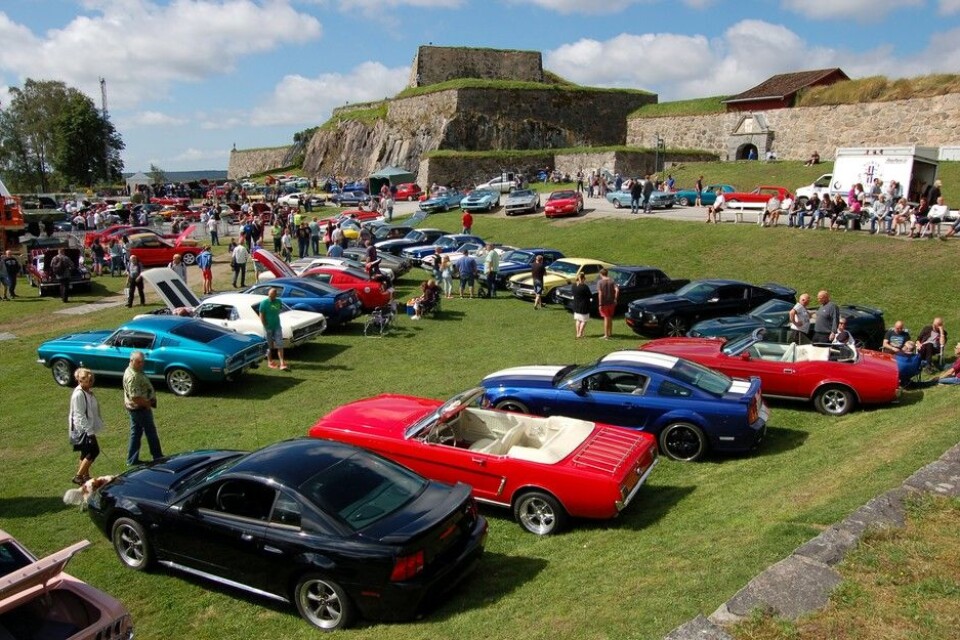 Nostalgitreff i Halden 2015MustangtreffFoto: Knut Skallerud