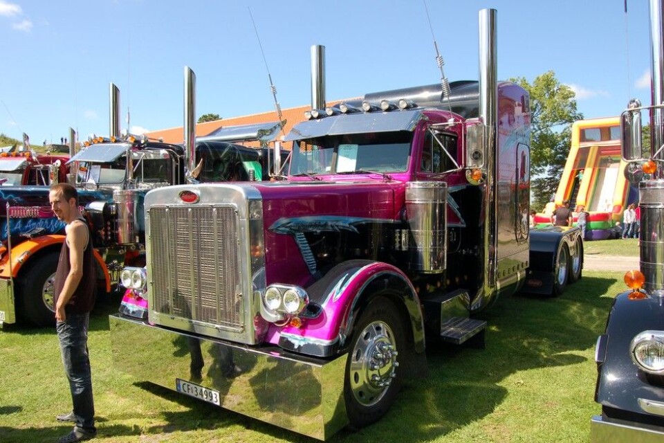 Nostalgitreff i Halden 2015Peterbilt 379, 1993. Per Ove Klevengen, GruaFoto: Knut Skallerud