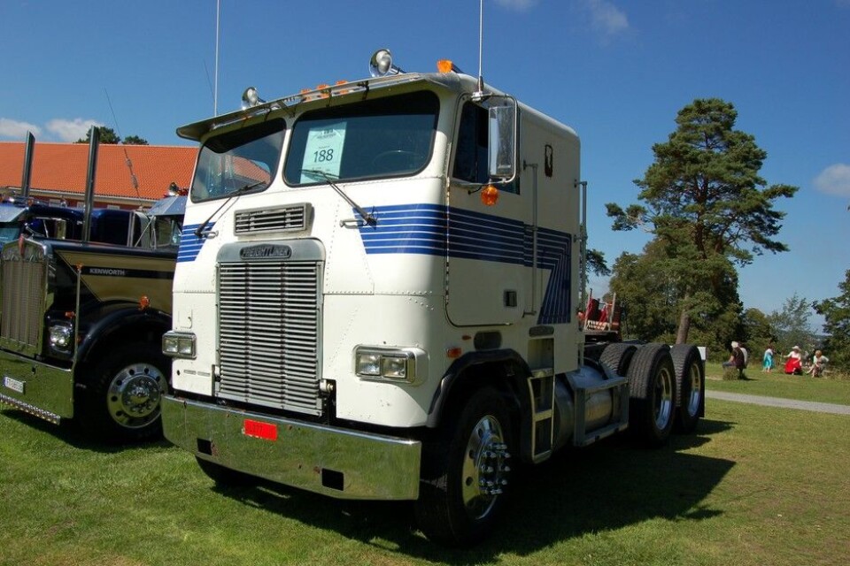 Nostalgitreff i Halden 2015Freightliner 1986. Ove Lermo, KjellerFoto: Knut Skallerud