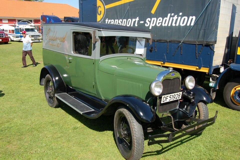 Nostalgitreff i Halden 2015Ford A 1928. Gadderud Transport AS, AuliFoto: Knut Skallerud