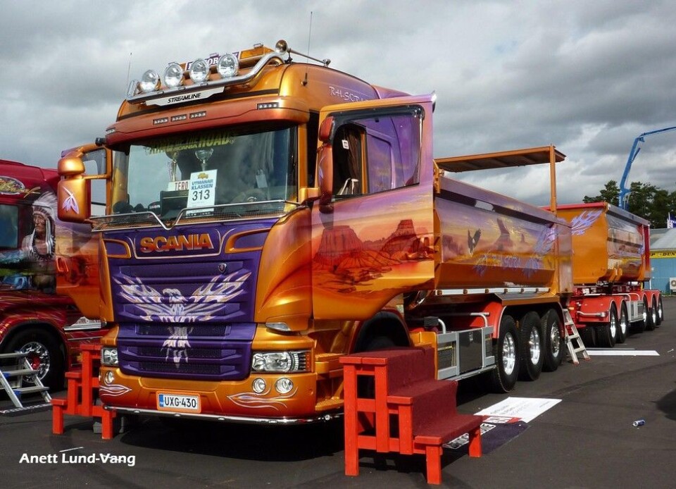 Trailer Trucking Festival på Mantorp Park16 RH-Sora, Finland