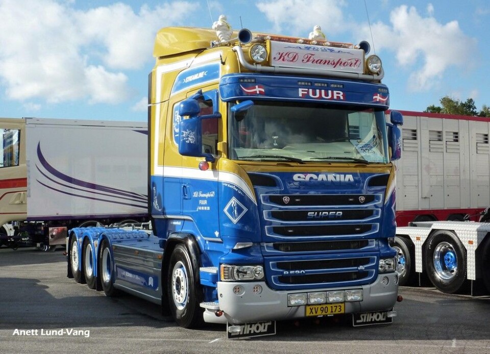 Trailer Trucking Festival på Mantorp ParkK D Transport XUR, Danmark