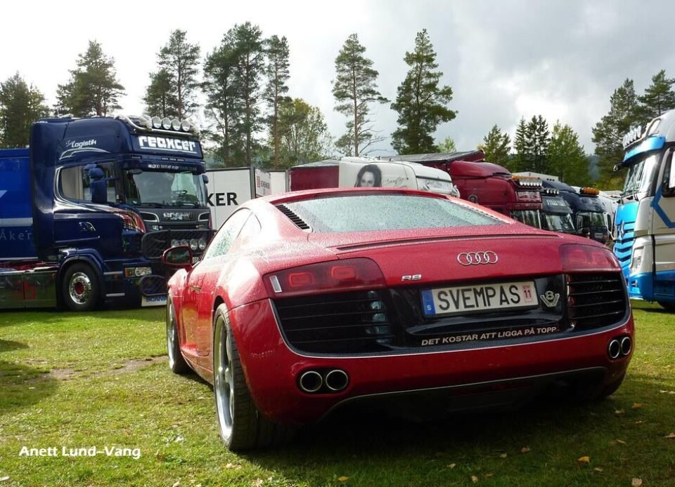 Lastebiltreff i RamseleDet kostar att ligga på topp - Svempas Audi