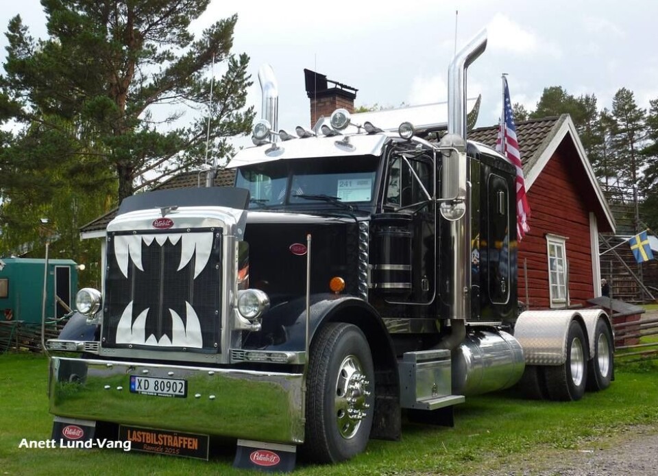 Lastebiltreff i RamseleOle Tom Hagen fra Norge