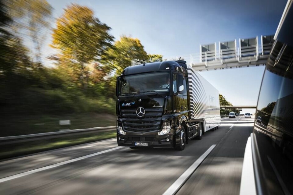 Daimlers selvkjørende lastebil
