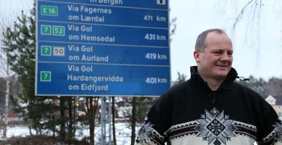 Velger E134 som hovedtrasé mellom øst og vest