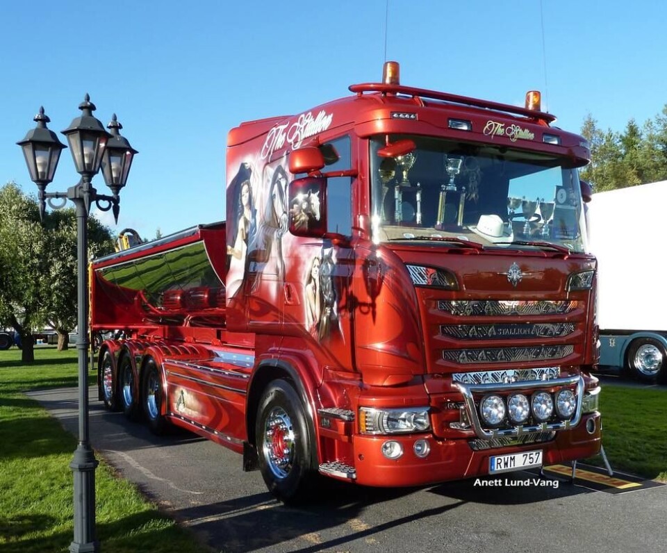 Power Truck Show FinlandGahnes Åkeri Ab, Sverige