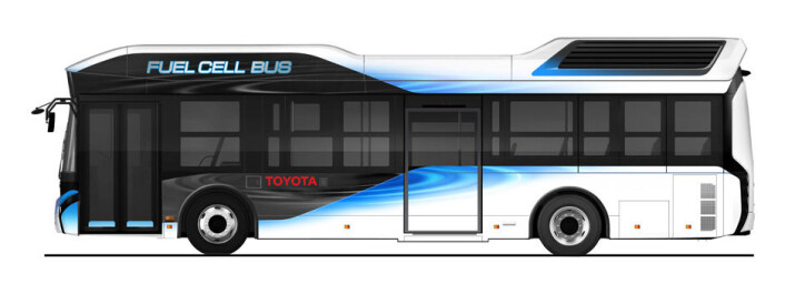 Toyota hydrogen-buss<br><br> Toyota hydrogen-buss<br><br>
