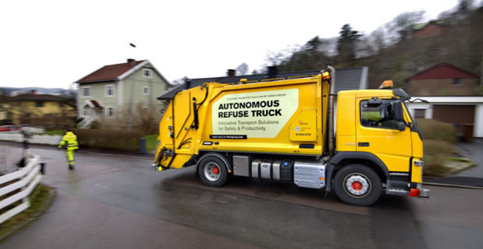 Autonom søppelbil