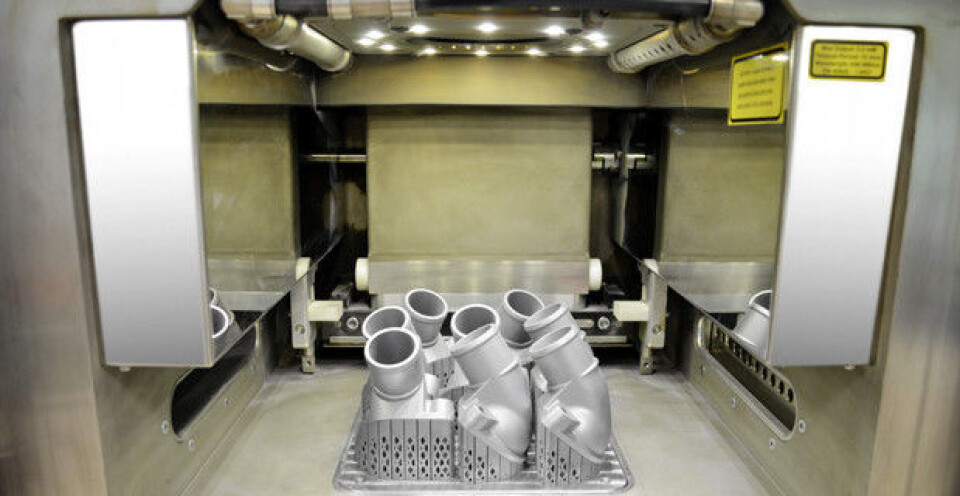 Mercedes 3D-printer reservedeler i metall