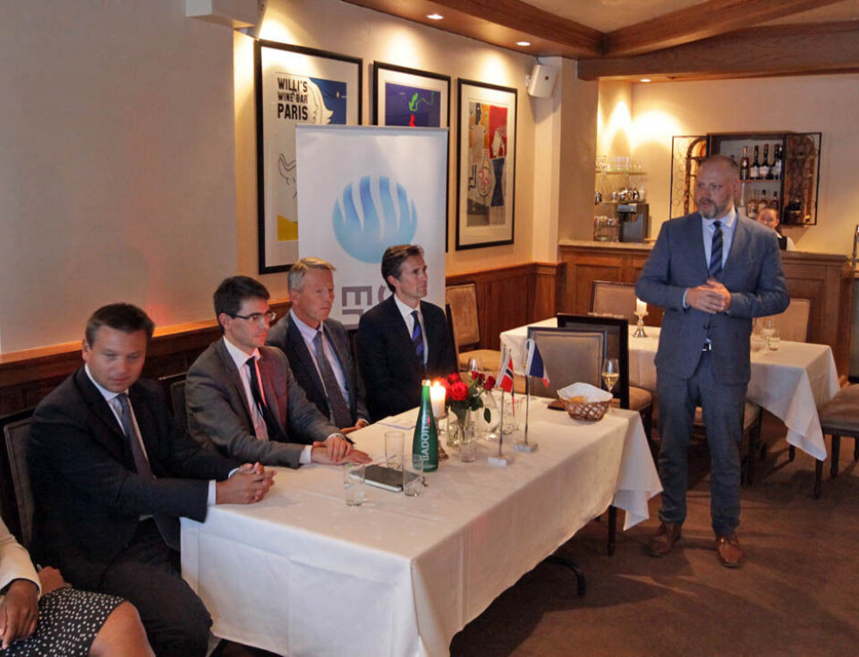 Skagerak EnergiBilde fra pressekonferansen med Skagen Energi og Air Liquide i Oslo mandag. Foto: Brede Høgseth Wardrum Skagerak EnergiBilde fra pressekonferansen med Skagen Energi og Air Liquide i Oslo mandag. Foto: Brede Høgseth Wardrum