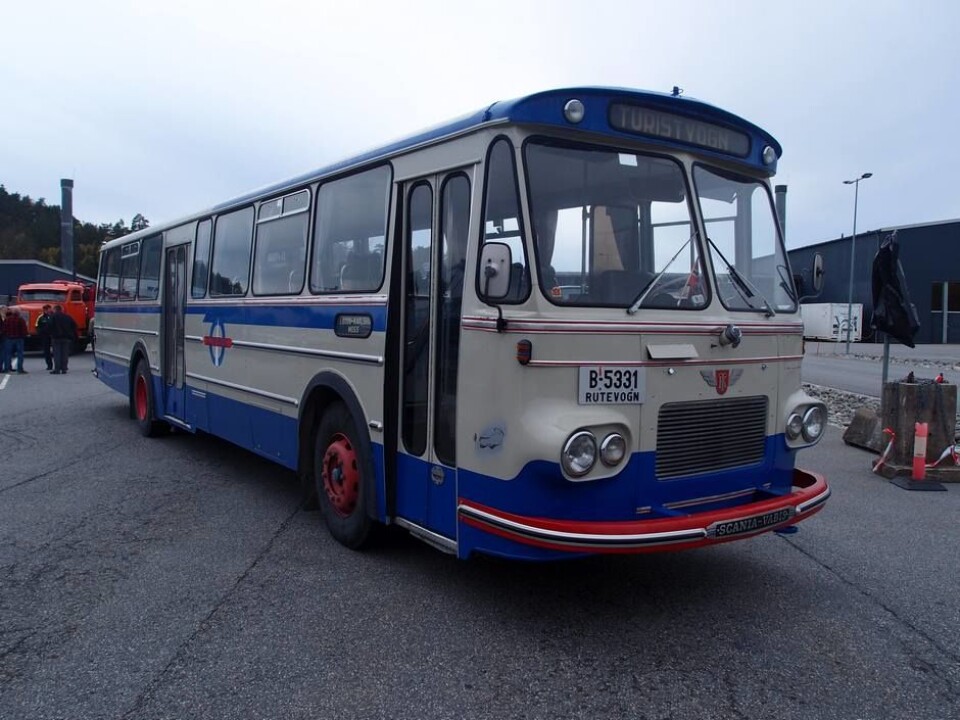 Tommytreffet 2017Bussen som kjørte foran