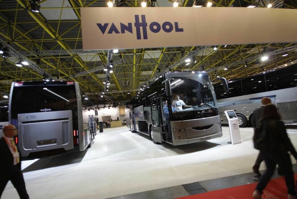 VanHool er kjent for gode turbusser. I år feirer det nederlandske selskapet 70 år. Foto: Brede Høgseth Wardrum