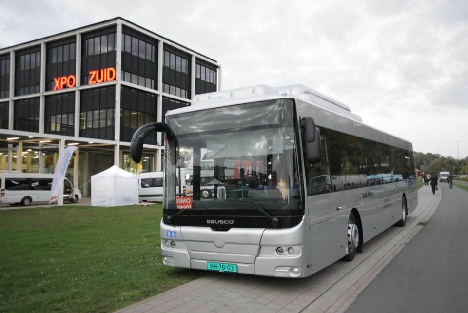 Nederlandske Ebusco leverer kun elektriske busser. Du finner blant annet noen eksemplarer i Rogaland, og snart noen i Drammen. Foto: Brede Høgseth Wardrum