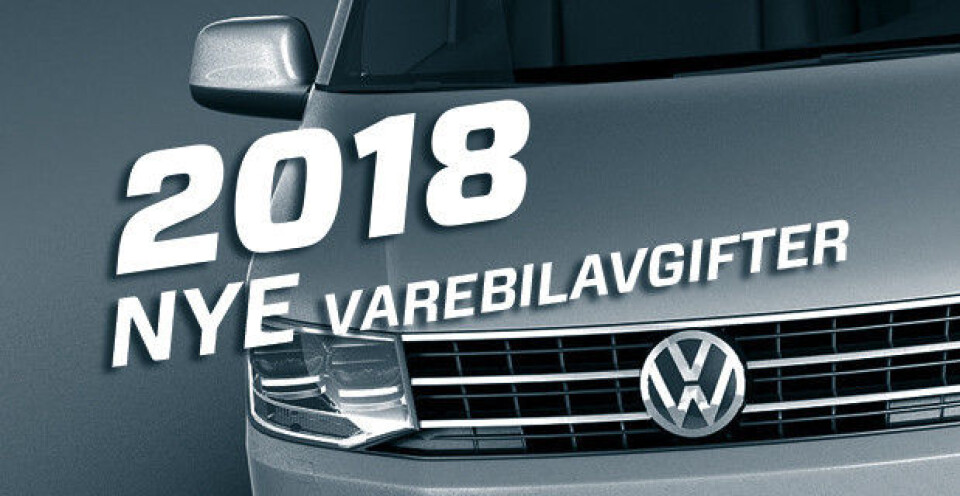 De nye varebilavgiftene - etter budsjettavtalen
