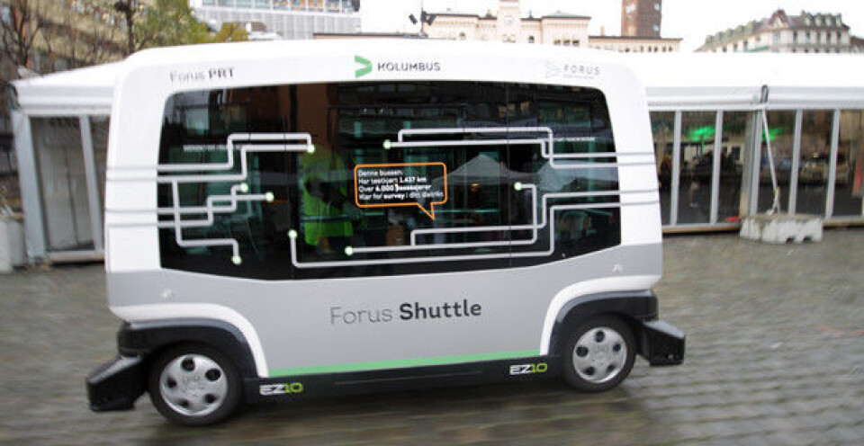 Klart for utprøving av autonome kjøretøy