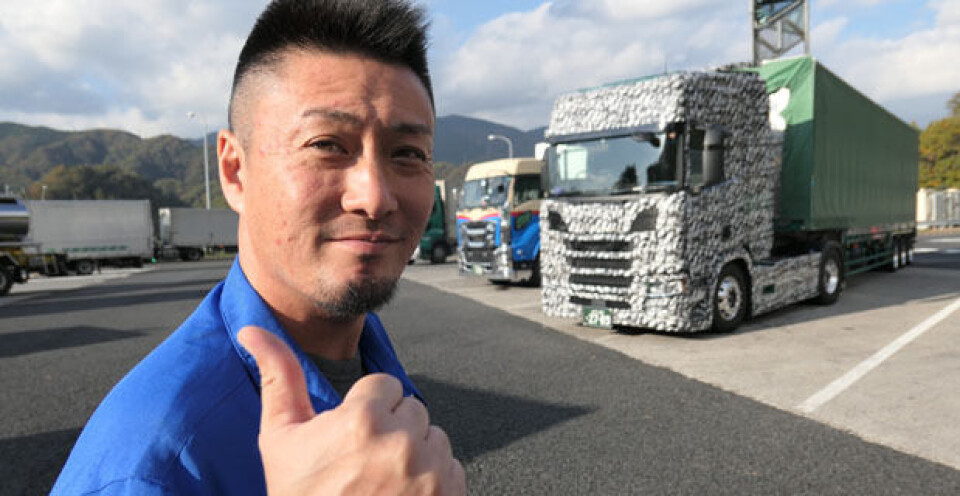 Signet Scania i Japan