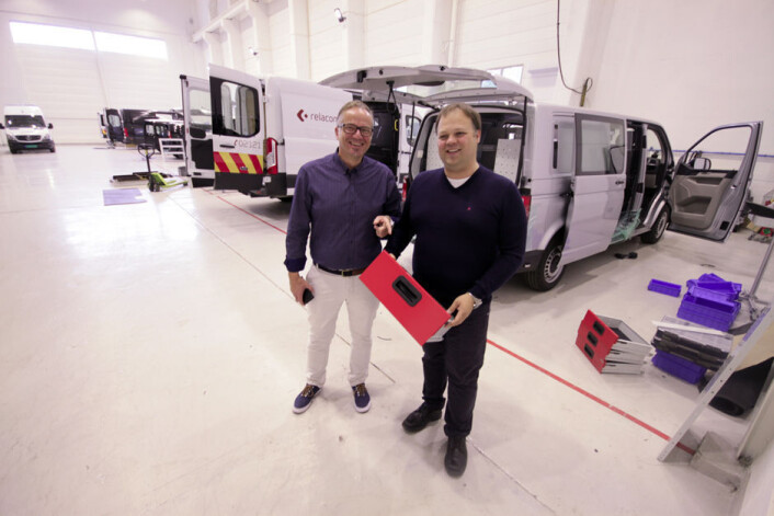 Toolpack<br>BILDETEKST: Salgssjef Trond Gladsø (t.v.) og daglig leder John Idar Oseberg i Toolpack, fotografert ved en tidligere anledning. Foto: Brede Høgseth Wardrum <br> Toolpack<br>BILDETEKST: Salgssjef Trond Gladsø (t.v.) og daglig leder John Idar Oseberg i Toolpack, fotografert ved en tidligere anledning. Foto: Brede Høgseth Wardrum <br>