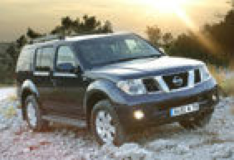 Nissan Pathfinder klar som varebil