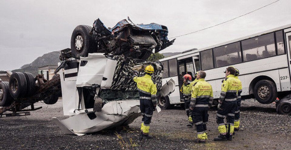 Slik ender Scanias prototyper hos norske brannmannskaper