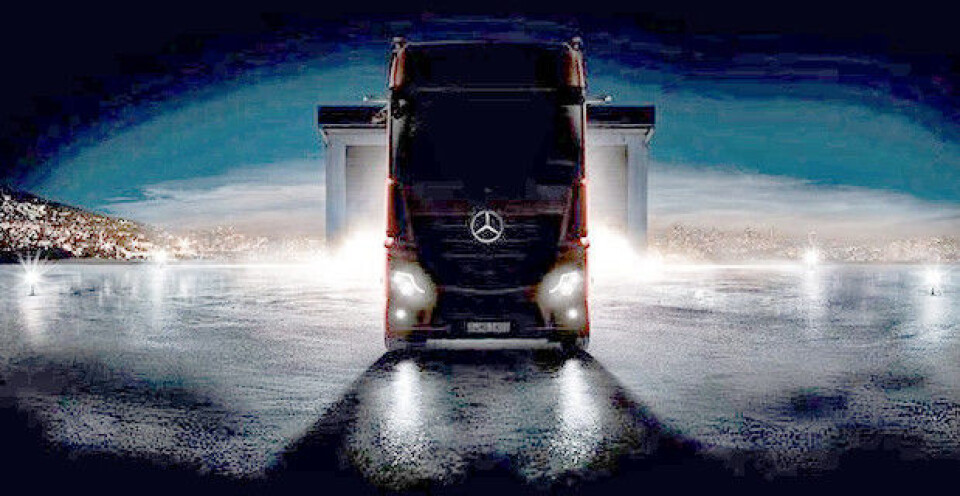 Første glimt av nye Actros