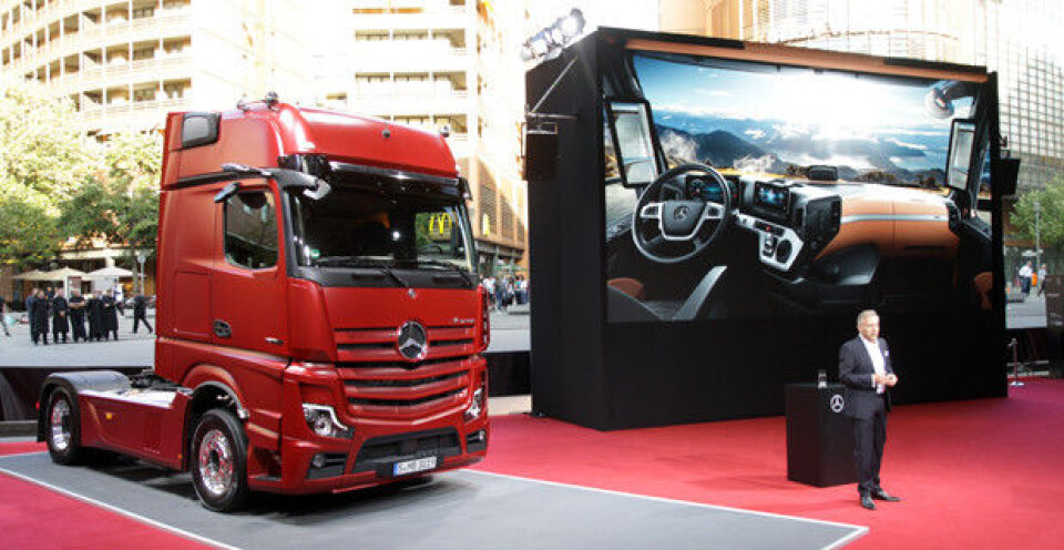 Actros proppet med nyheter og selvtillit
