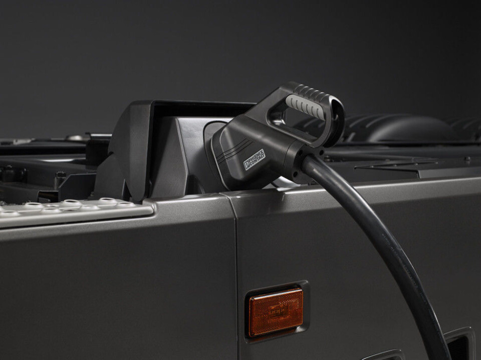 Scania HybridPLUGG: Scanias neste hybrid kan også lades med kabel. Scania HybridPLUGG: Scanias neste hybrid kan også lades med kabel.