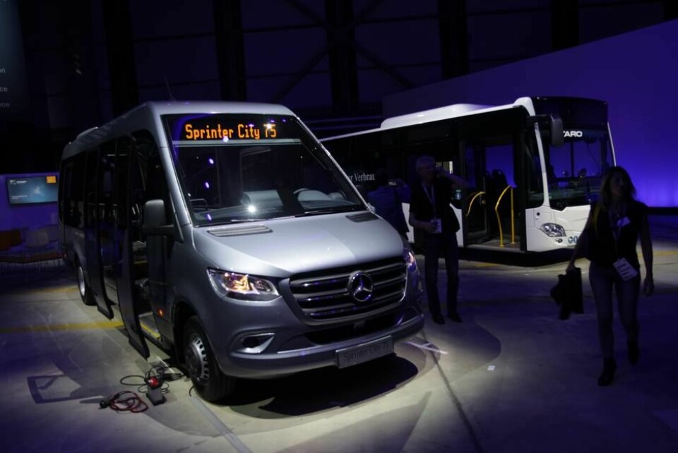 Nye minibussvarianter på Sprinter og elektrifiserte Citaro blir å finne på IAA.Foto: Brede Høgseth Wardrum