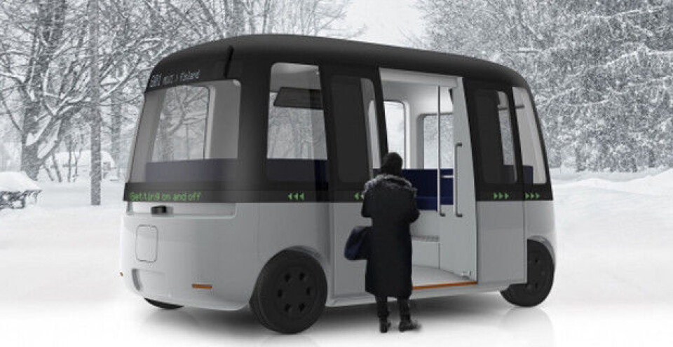 Japansk el-buss i Finland