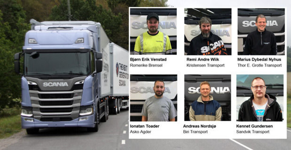 Disse er finaleklare i Scanias sjåførkonkurranse