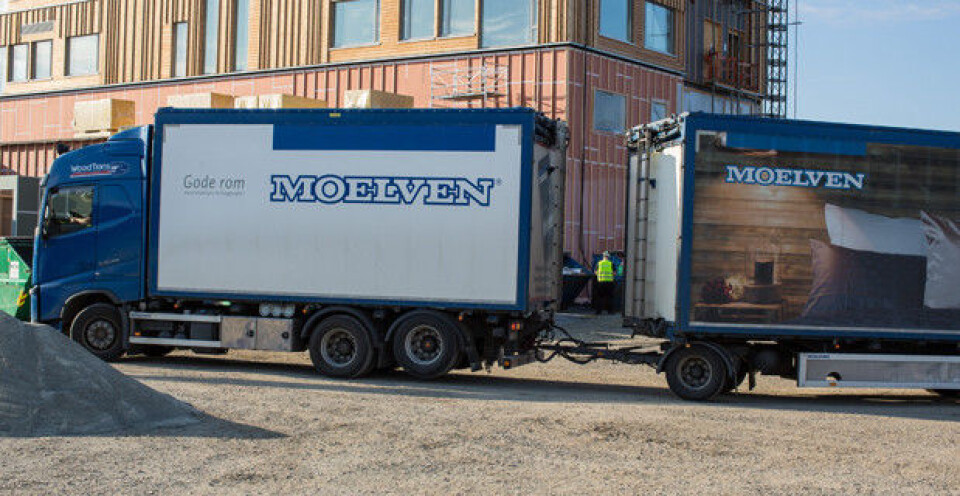 Nå kan Moelven Trysil bruke modulvogntog