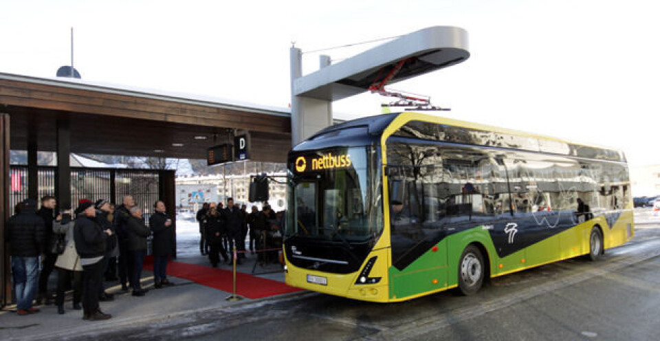 Nå braker det løs med elektriske busser i Drammen