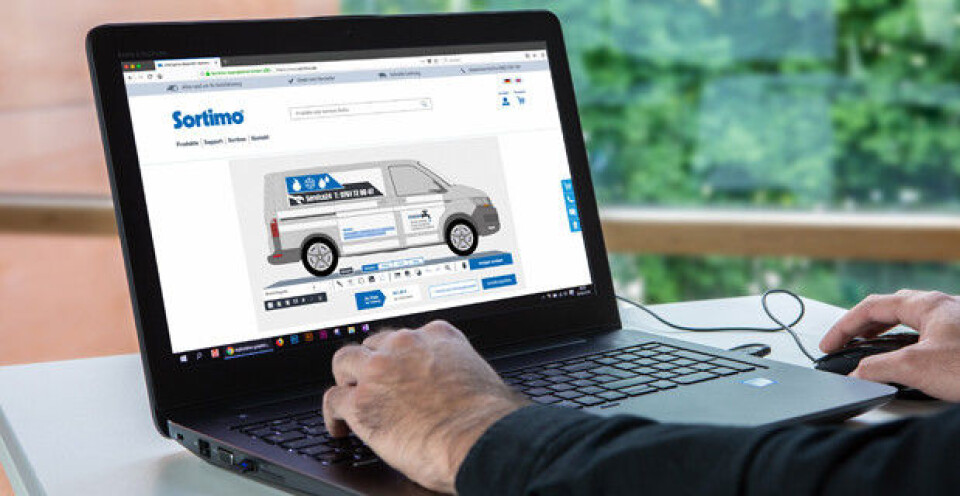 Digital innredning av varebilen