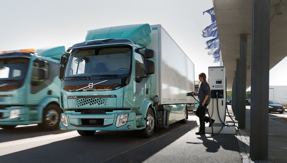 Volvo har levert de første helelektriske lastebilene