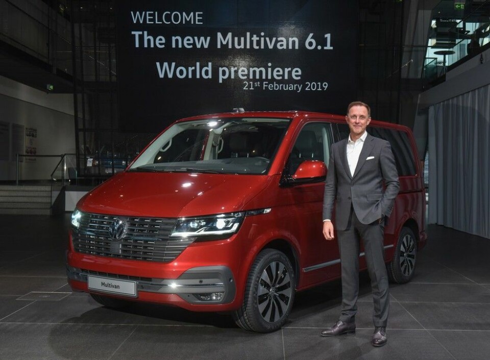 Volkswagen Multivan 6.1Thomas Sedran, styreformann for Volkswagen Nyttekjøretøy