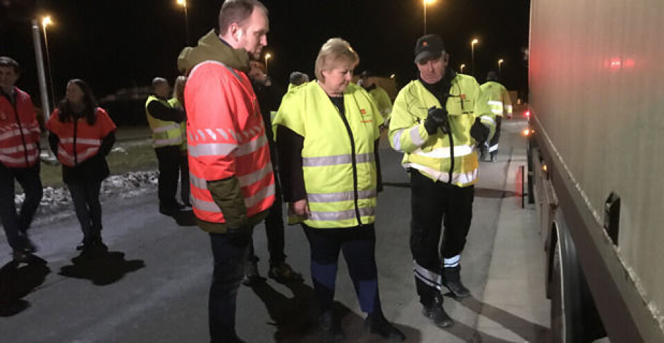 Kontrollerte alle vogntog på grensen