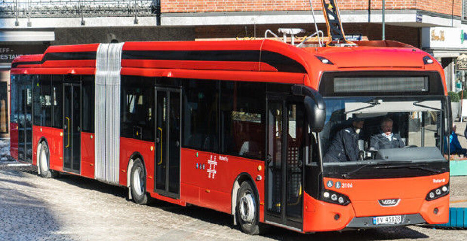 De første elbussene fra VDL på plass i Oslo