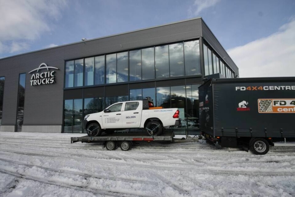 Arctic Trucks med nytt anlegg og el-pickupen Tembo 4x4e-LV.