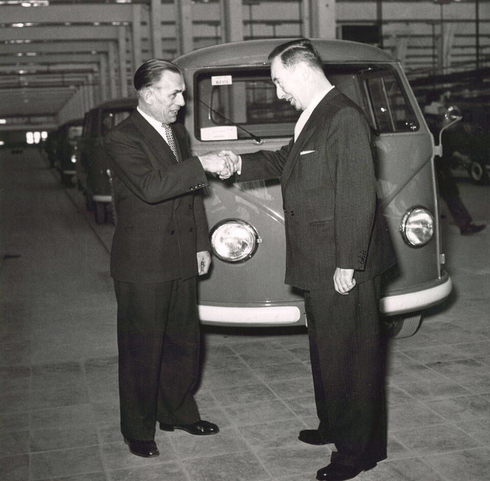 hannoverProduksjonen av T1 begynte ved den nye fabrikken i Hannover-Stöchen den 8. mars 1956.